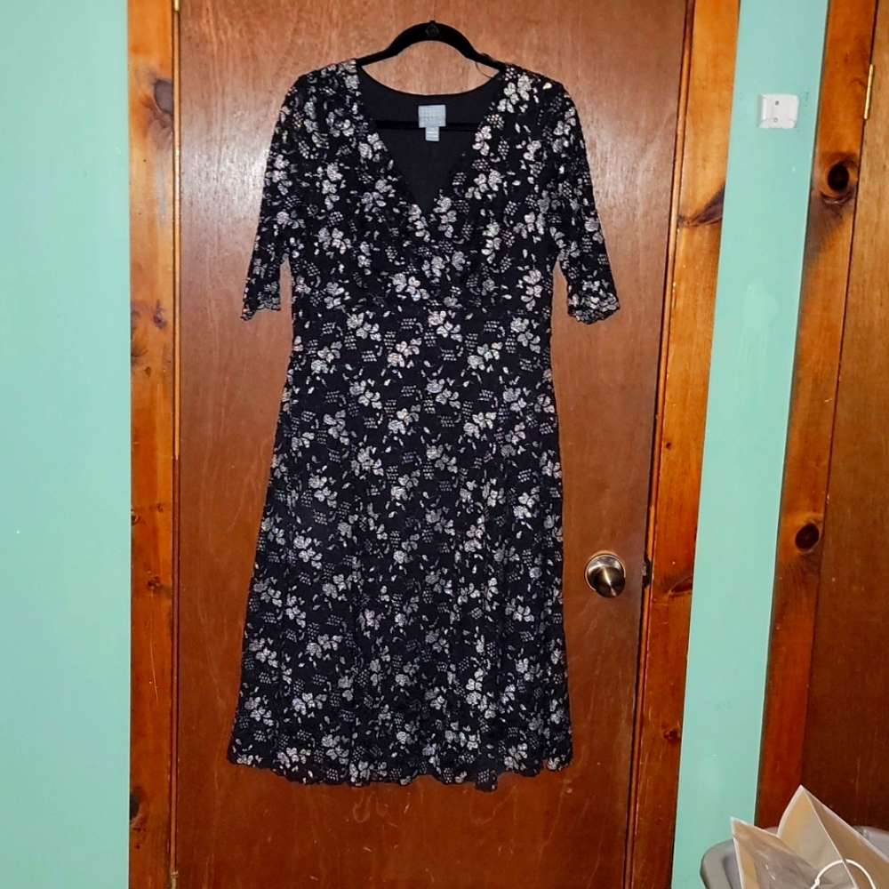 Black and Silver dress